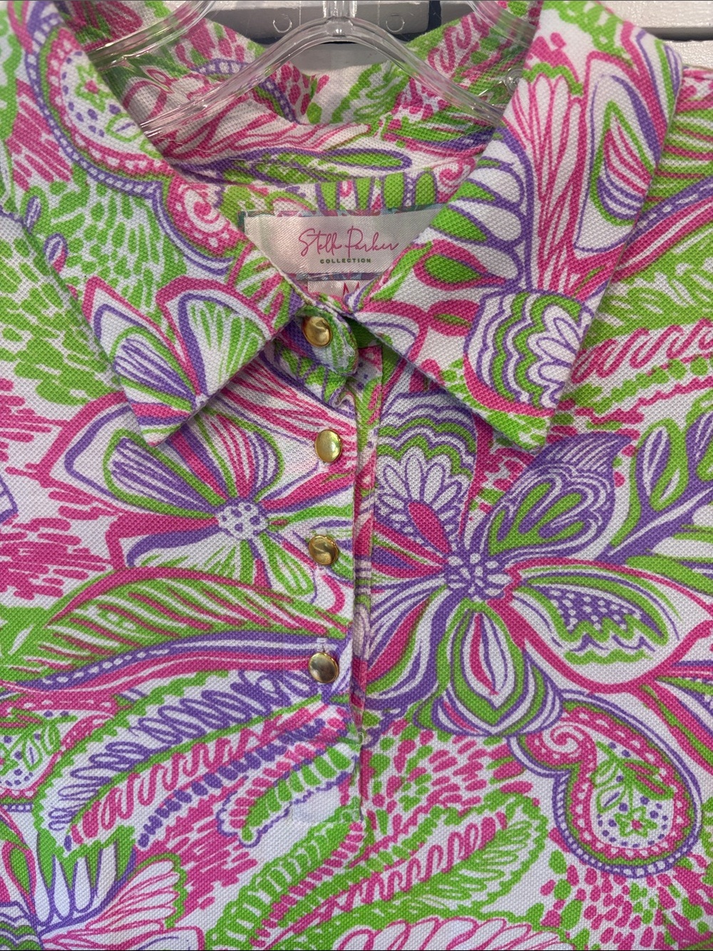 NWOT Stella Parker polo size Medium - Picture 2 of 6